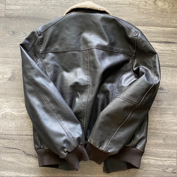 Levi's Jackets & Coats | Levis Vegan Leather Sherpa Lined Jacket | Poshmark